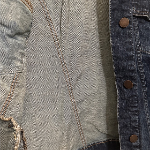 a.n.a women Dark Blue Denim Jacket - Picture 6 of 7